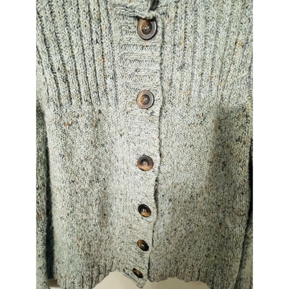 Charter Club Button Down Gray Sweater - Picture 2 of 4
